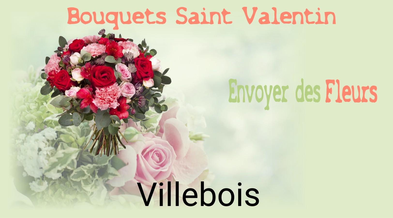 Roses de Saint-Valentin livrées à Villebois
